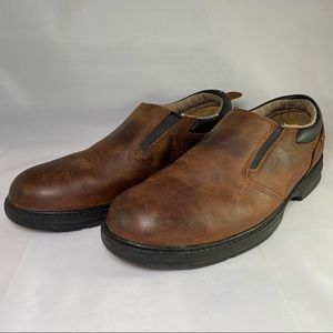 Caterpillar Conclude Leather Steel Toe Shoes Sz 10